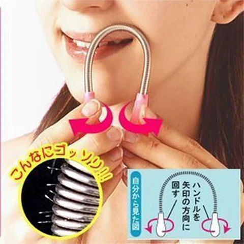 Haarentferner Frühling Epilierer für Gesicht Wange Oberlippe Frauen Haar Entfernung Creme Schönheit Rasieren Threading Make-Up-Tools Image