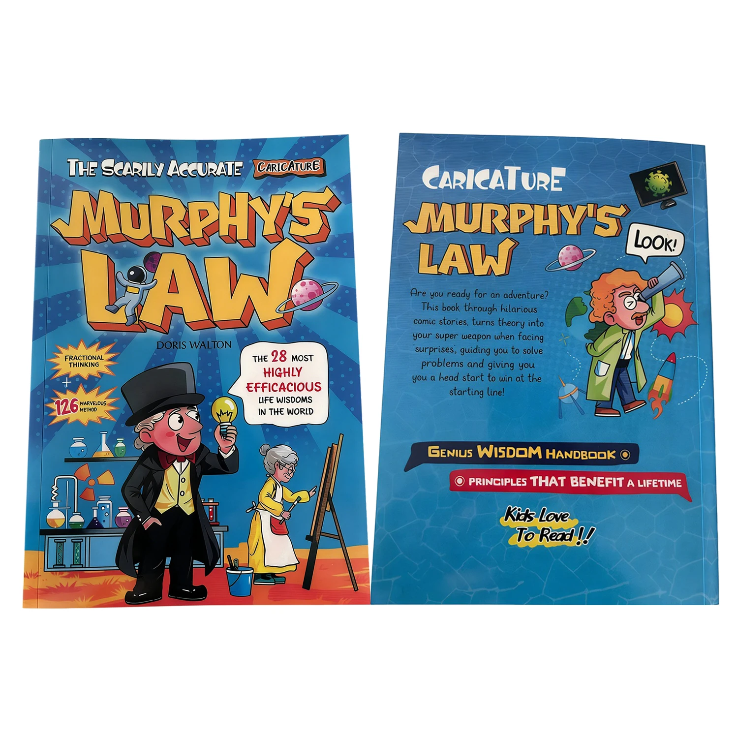 Murphy's Law Lernbuch für Kinder im Alter von 8-12 Jahren fördert die Widerstandsfähigkeit und eine Wachstumsmentalität und bietet praktische, anwendbare Lebenskompetenzen aus dem wirklichen Leben. Image