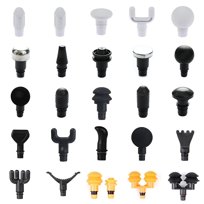 1 stücke Ersatz Köpfe Für Massage Gun Muscle Stimulator Körper Entspannung Gestaltung Ausübung Fascia Gun Massager Kopf אקדח עיסוי Image