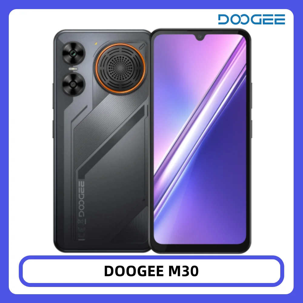 DOOGEE M30 Smartphone Android 16 48GB+256GB IP68 135dB Großer Lautsprecher 6,88 Zoll 120Hz Display 8000mAh Akku 64MP Kamera Handy Image