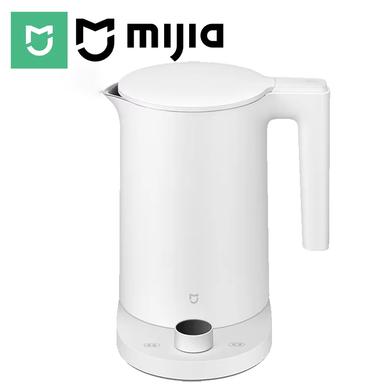 MIJIA Thermostatische Wasserkocher 2 Pro, 1,7 l, 1800 W, 304 Edelstahl, Teekessel für heißes Wasser, Kaffee und Tee, 220 V, CN-Version Image