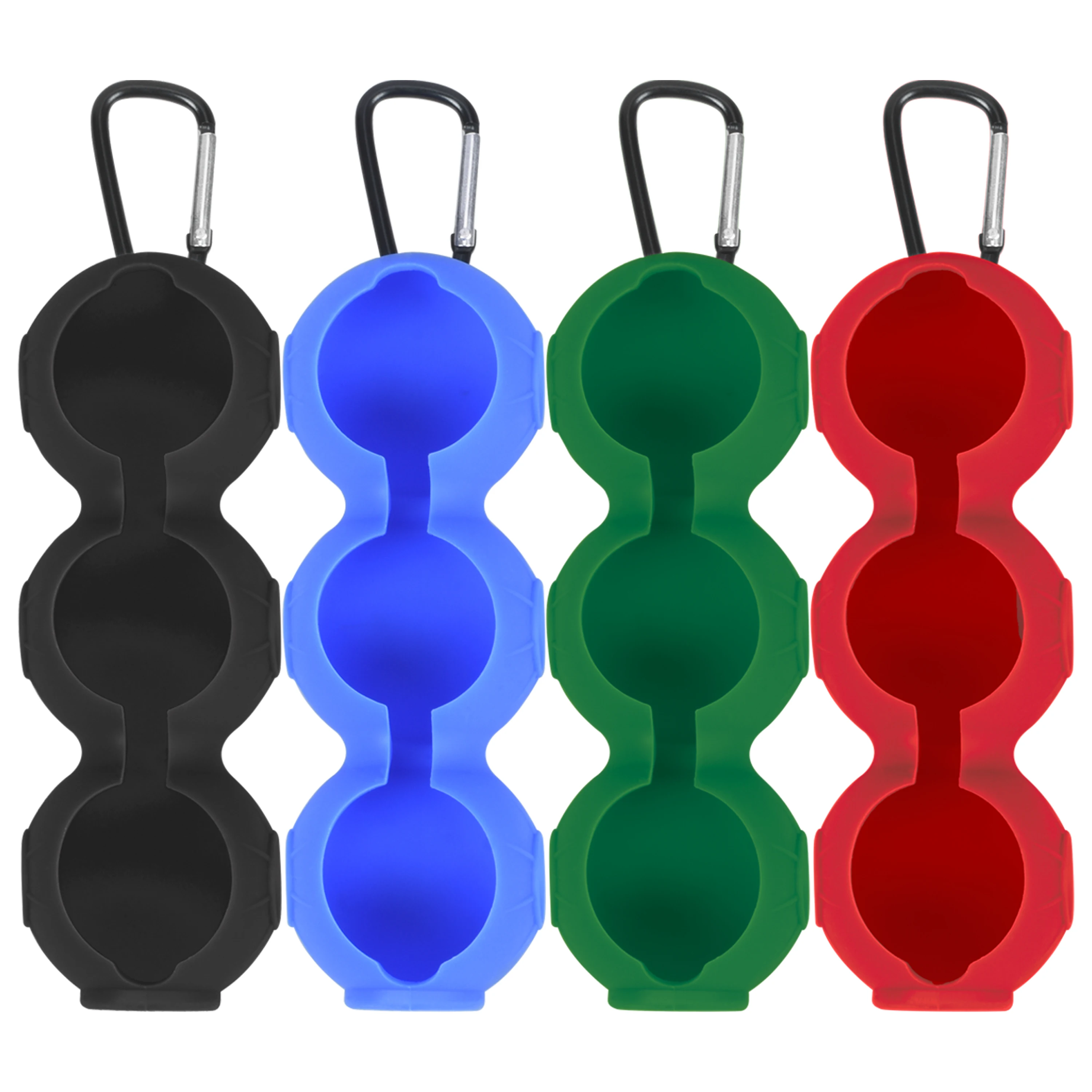 Neue Silikon Golf Abdeckung 3er-Pack Golf Ball Schutzhülle Golf Drei Ball Abdeckung Image