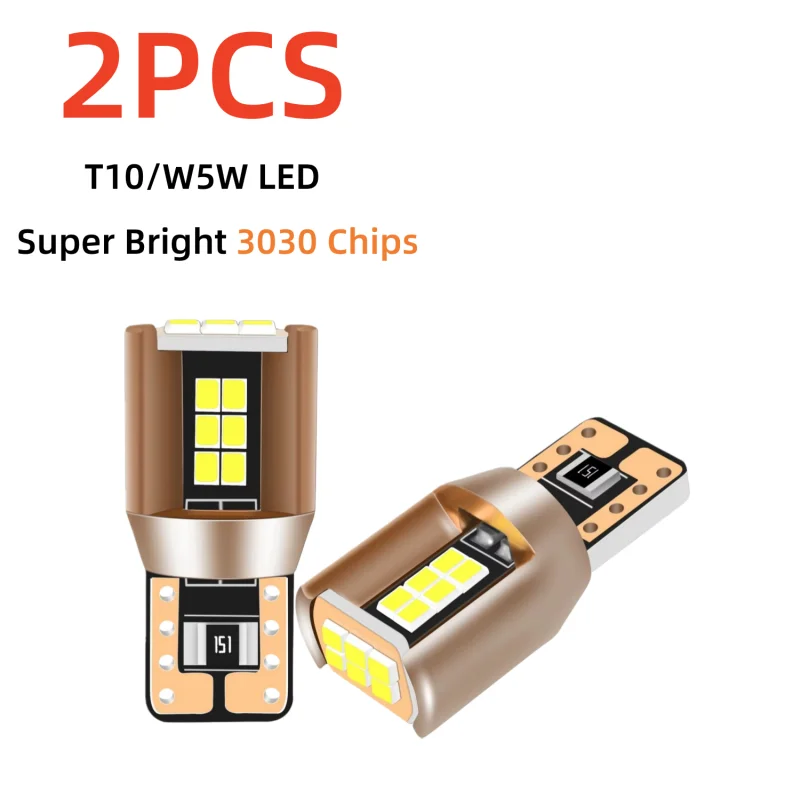 2 Stücke Neue T10 W5W Super Helle 2016 LED Parkplatz Lichter WY5W Auto Keil Drehen Seitenlampen Canbus Innen lesen Dome Lampen 12 V Image