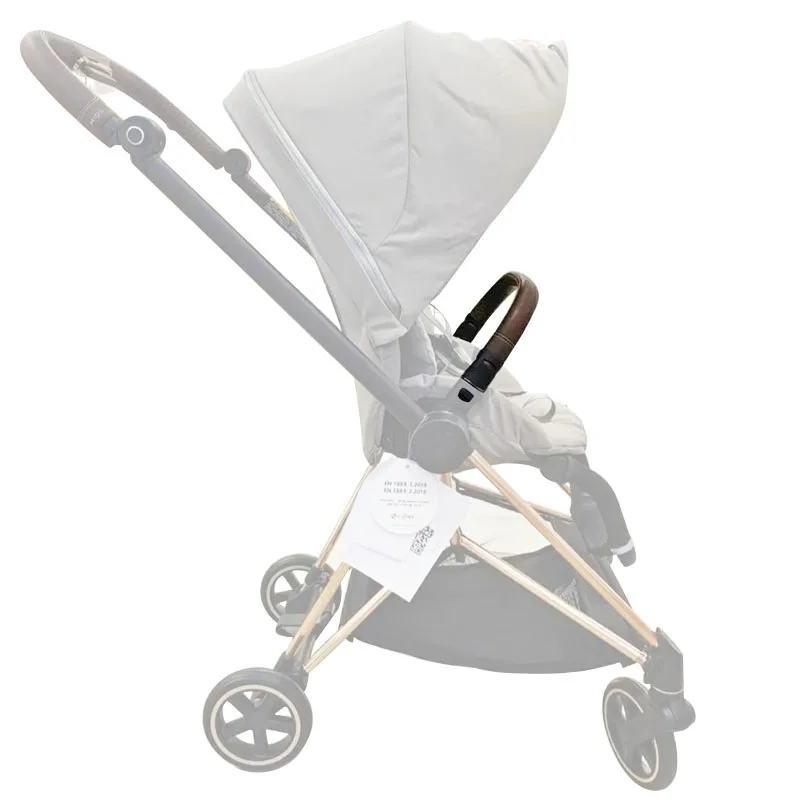 Kinderwagen Armlehne Für Cybex Mios 2/3 Buggy Stoßstange Bar Kinderwagen Sicherheit Zaun Handlehne Mit Leder Abdeckung Baby Zubehör Image
