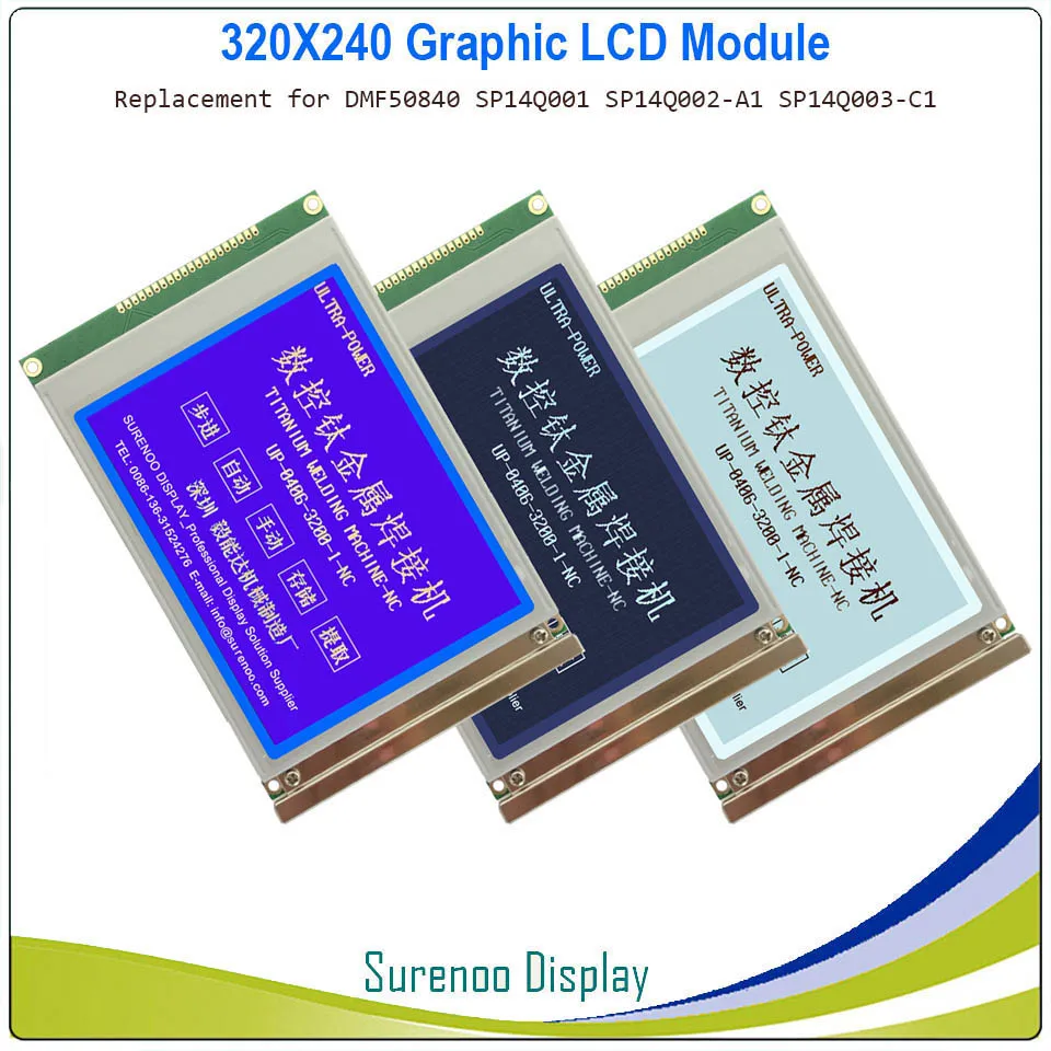 5,7 Zoll 320240 320*240 LCD-Modul Display-Bildschirm-Panel Ersatz für HITACHI DMF50840 SP14Q001 SP14Q002-A1 SP14Q003-C1 Image