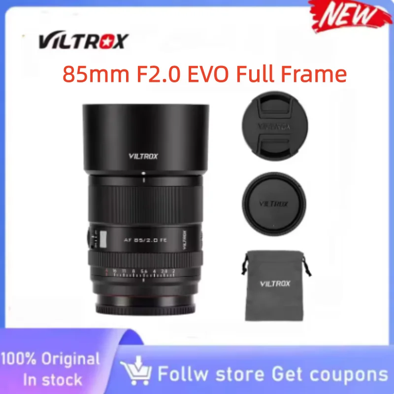 VILTROX AF 85mm F2.0/35mm/55mm F1.8 EVO Vollformat-Autofokus-Objektiv mit großer Blendenöffnung für Sony E Nikon Z Mount A7IV A7C ZV-E1 Image