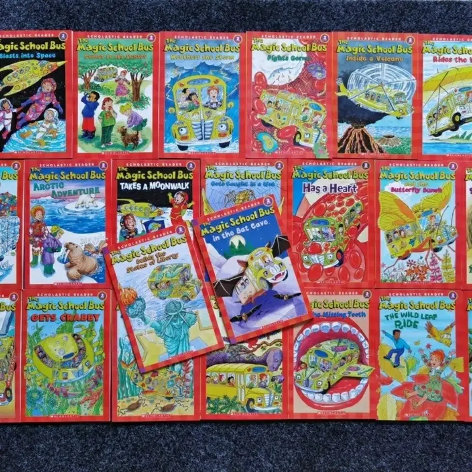 2023 The Magic School Bus 23 Bücher Wissenschaftsleser Kinder Lesen Geschichte Bücher für Kinder Buch Set Lernspielzeug Neue Heiße