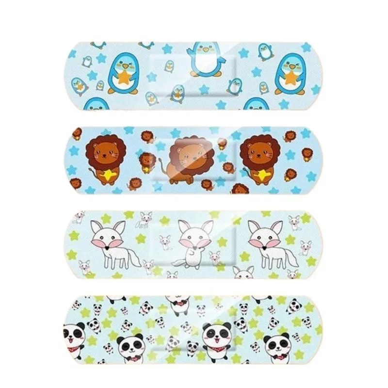 100 Teile/satz Cartoon Pflaster für Kinder Pflaster Woundplast für Erste Hilfe Klebe Bandagen Wasserdichte Wundauflage Patch Image