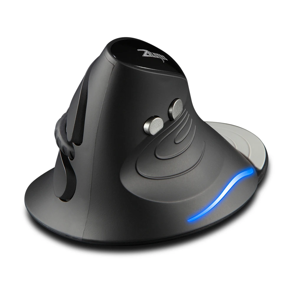ZELOTES F-17 Vertikale Maus 2,4 GHz Kabellose Gaming-Maus 6 Tasten Ergonomische optische Mäuse mit 3 einstellbaren DPI für PC Laptop Image