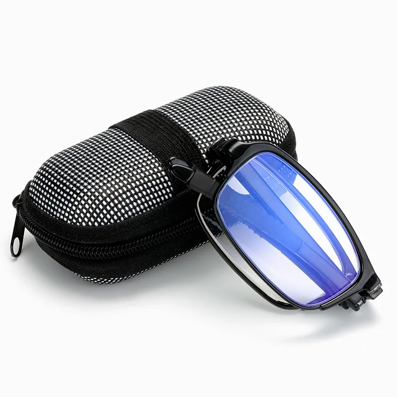 Faltbare Lesebrille Damen Presbyopie Brille ultraleichte modische tragbare Anti-Blaulicht Herren Tr90 Brille Image