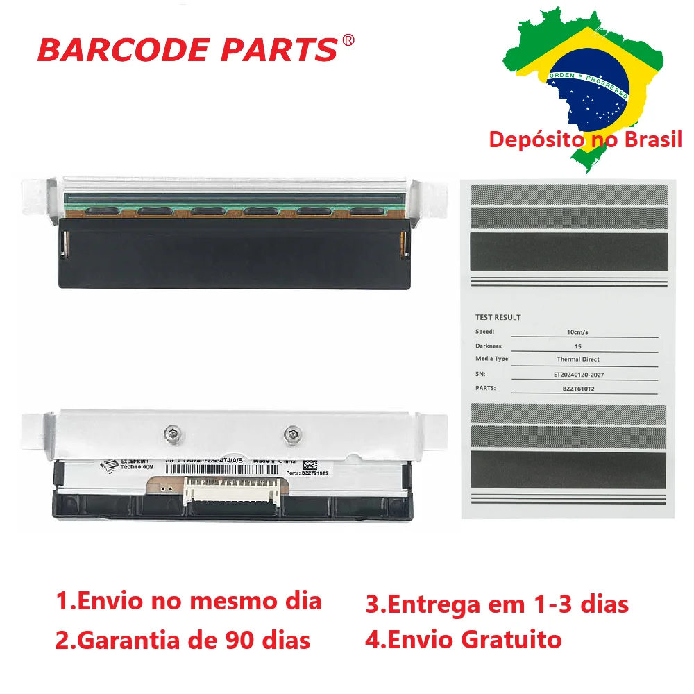203dpi Druckkopf für Zebra ZT210 ZT220 ZT230 Drucker,P 1037974 -010 Image