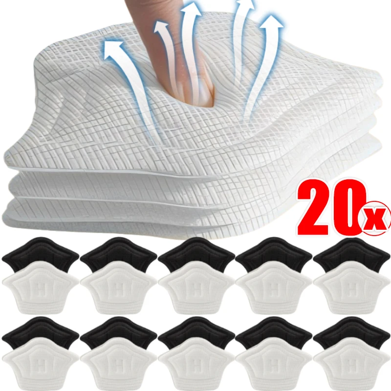 2/20PCS Ferse Einlegesohlen für Schuhe Patch Ferse Pads für Sport Schuhe Einstellbare Größe Füße Pad Einlegesohle Schuh ferse Schutz Zurück Aufkleber Image