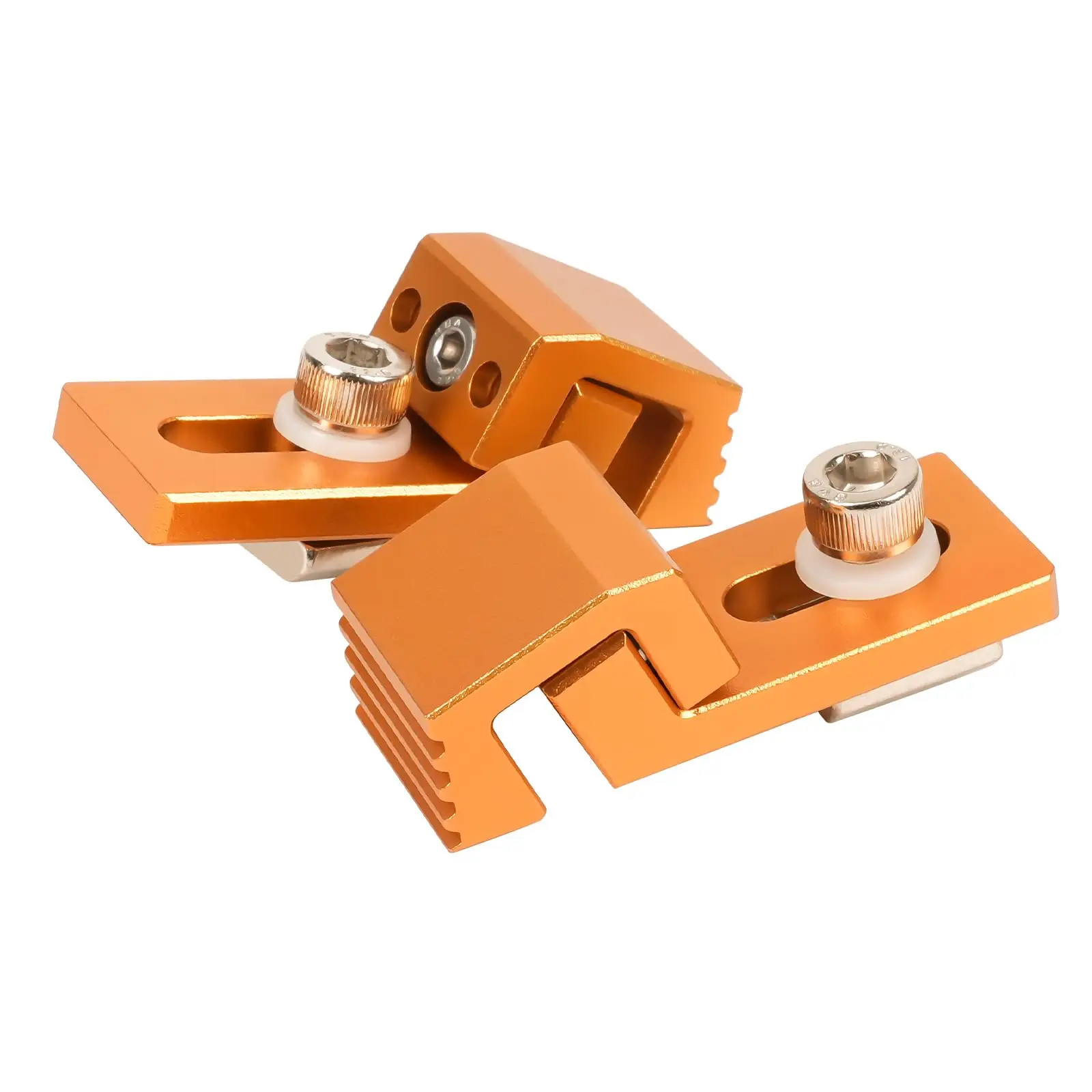 CNC-Seitenklemme für CNC 3018, feste T-Schiene, Präzisionsbefestigung, Spannzwinge, Aluminium-Tigerklaue, Flachklemme für Werkbank Image
