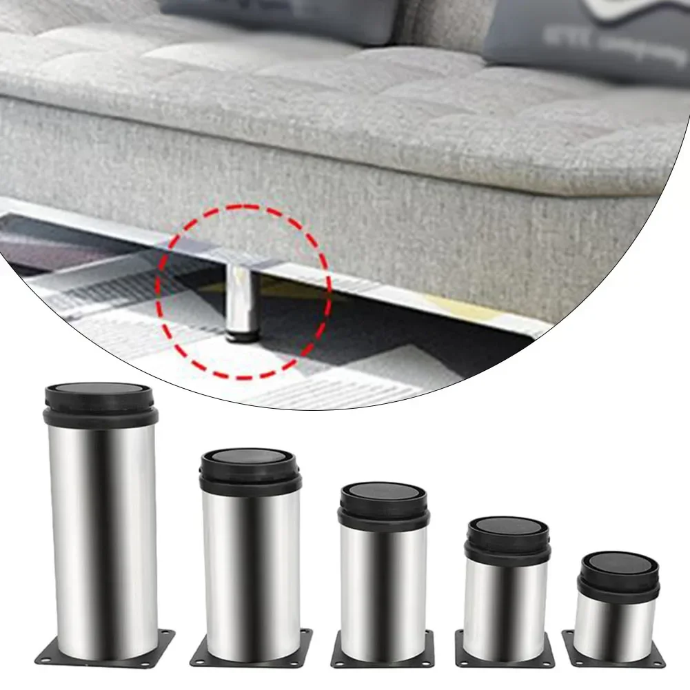 Möbel beine 6-15cm Edelstahl Sofa beine verstellbare Möbel beine Schranks tütz beine Schrank beine Stütz beine