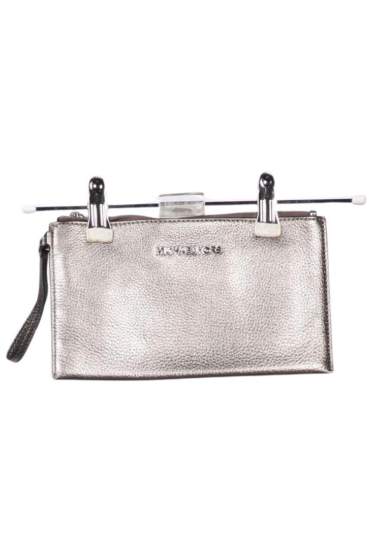 Michael Michael Kors Damen Handtasche klein Leder, Gr. , Silber, kein / Etikett / Leder