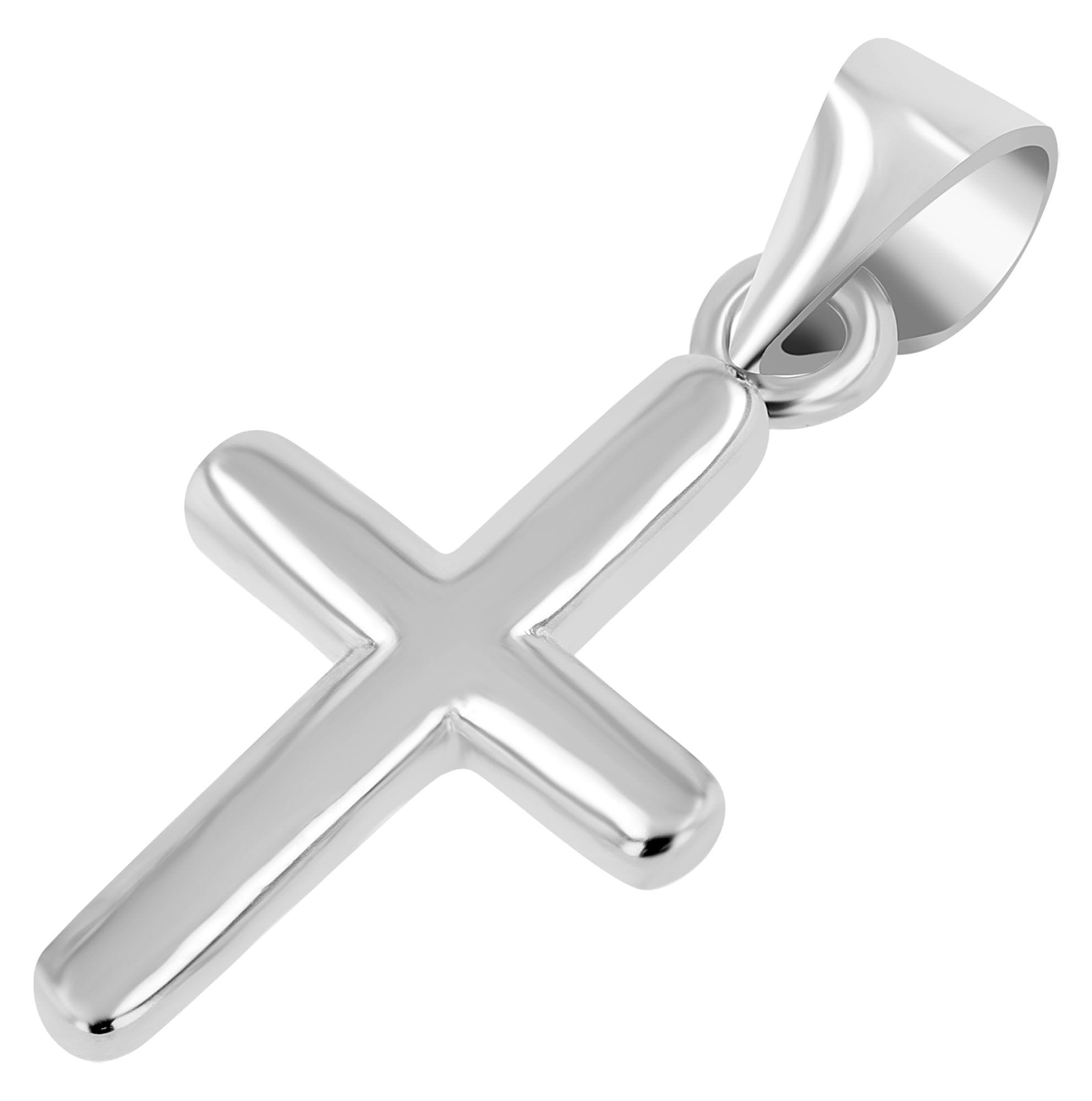 Kettenanhänger ADELIA´S "Unisex Anhänger – Kreuzanhänger aus 925 Silber", silber, Schmuckanhänger, Damen, Silber 925 (Sterlingsilber), Kettenanhänger, Eine schöne Geschenkidee für jeden Anlass Image