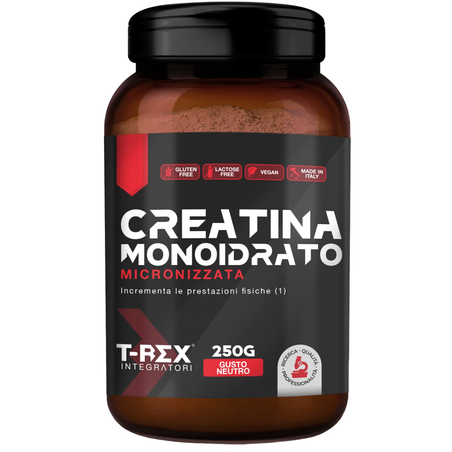 T-Rex Integratori Creatina Monoidrato Micronizzata polvere 250 g Polve