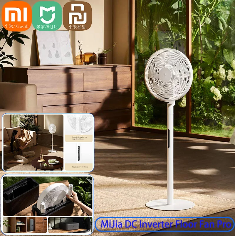 Xiaomi Smart Mijia DC Inverter Bodenventilator Pro Fernbedienung Drahtloser Standventilator Luftzirkulator Geräuscharm mit Mi Home APP Image