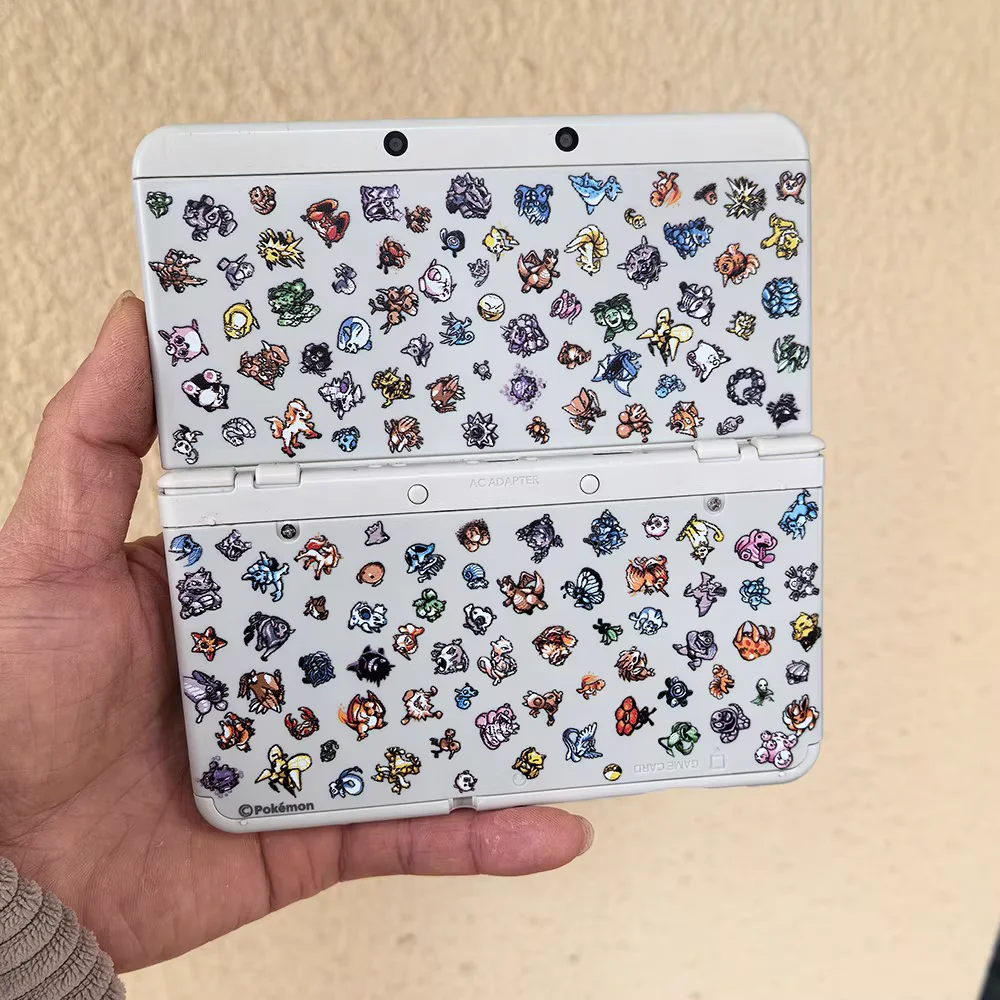 NEUE 3DS-Konsolen-Ersatzhülle Pokémon erste Generation Illustrationen neue 3ds-Ersatzhülle AE-Hülle Image