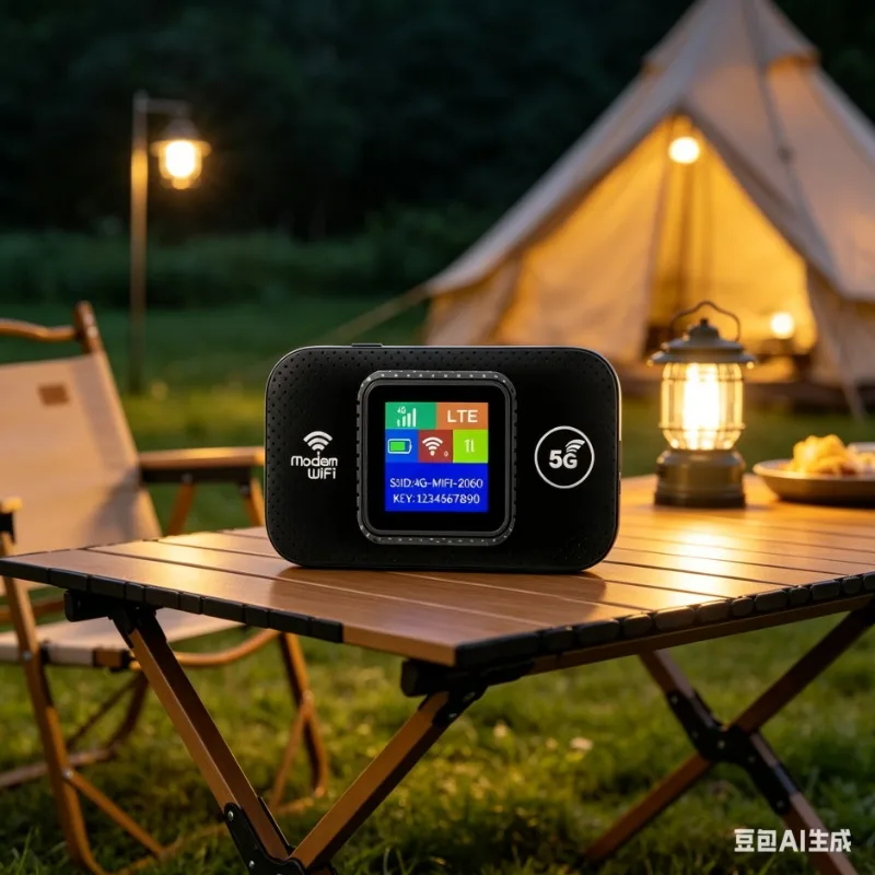 4G WiFi 6 Kabelloser Router Mobiler Hotspot Unterstützt 10 Benutzer mit SIM-Kartensteckplatz Tragbarer Router WiFi-Hotspot für Zuhause und Reisen Image