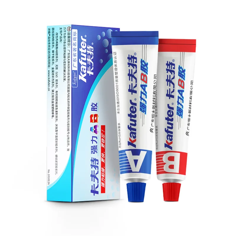 Kafuter A+B-Kleber, 70 g, Acrylat-Strukturkleber, spezieller, schnell trocknender Kleber, Glas, Metall, rostfrei, wasserfest, stark klebender Kleber Image