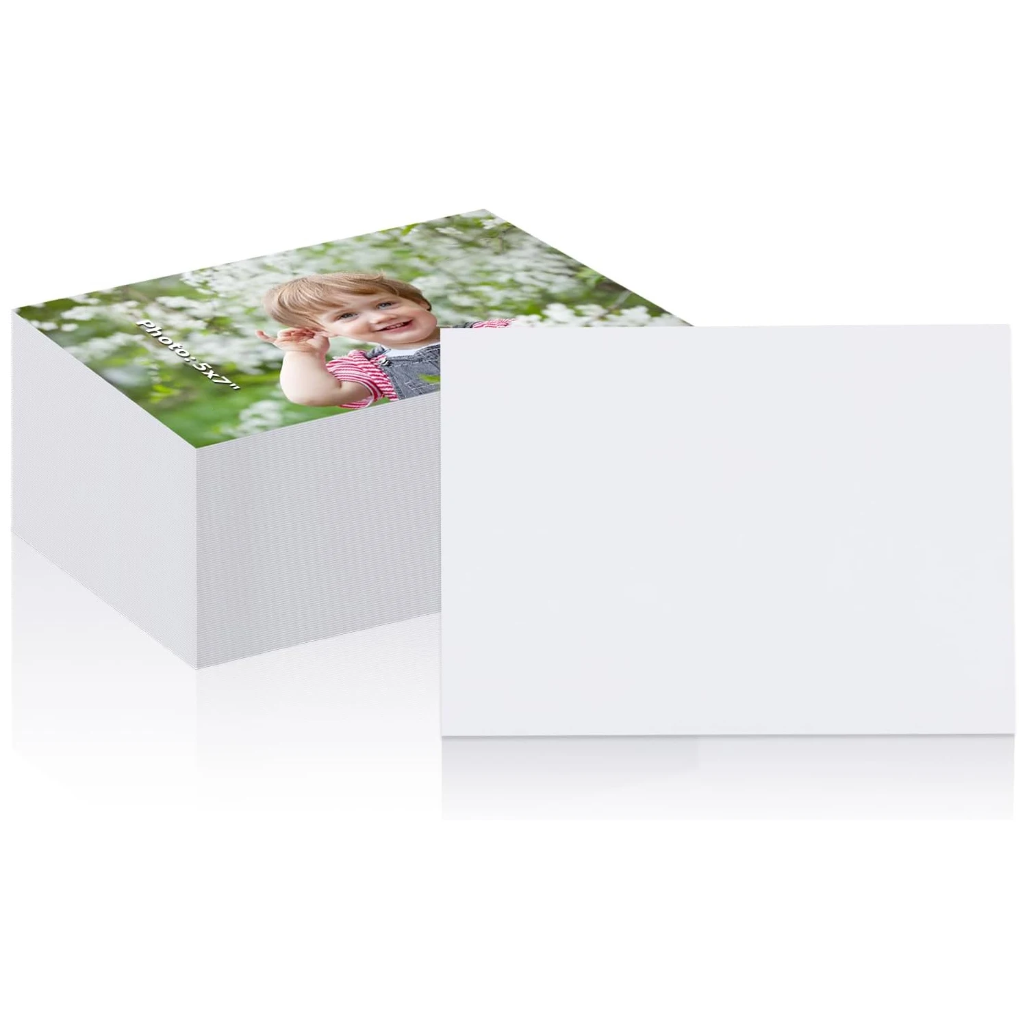 5R (5"x 7") Hochglanz-Fotopapier, wasserfest, professionelles Fotopapier, Wohoto-Papier, funktioniert mit allen Tintenstrahldruckern, 230 g Image