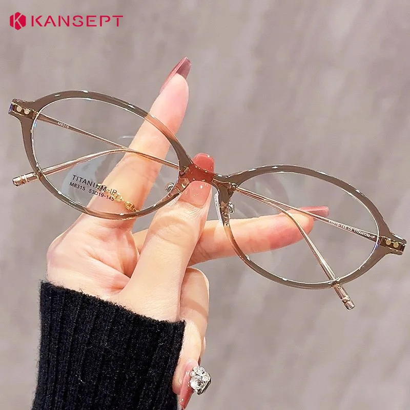 KANSEPT Lunette Myopie-Brille für Damen, optische Gläser, Anti-Blaulicht-Lesebrille, -2 Brillen Image