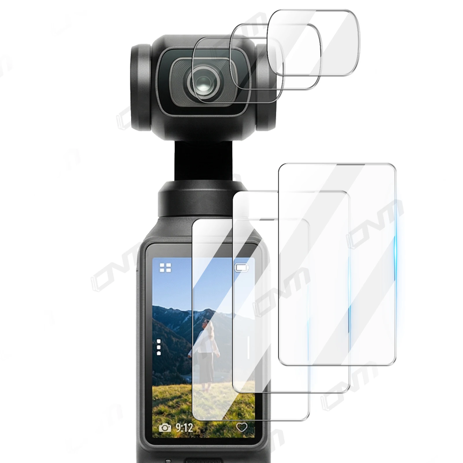 9H gehärtetes Glas für DJI Osmo Pocket 4 3, ultraklarer Glas-Kameraobjektiv-Displayschutzfilm für DJI Pocket4 Zubehör Image