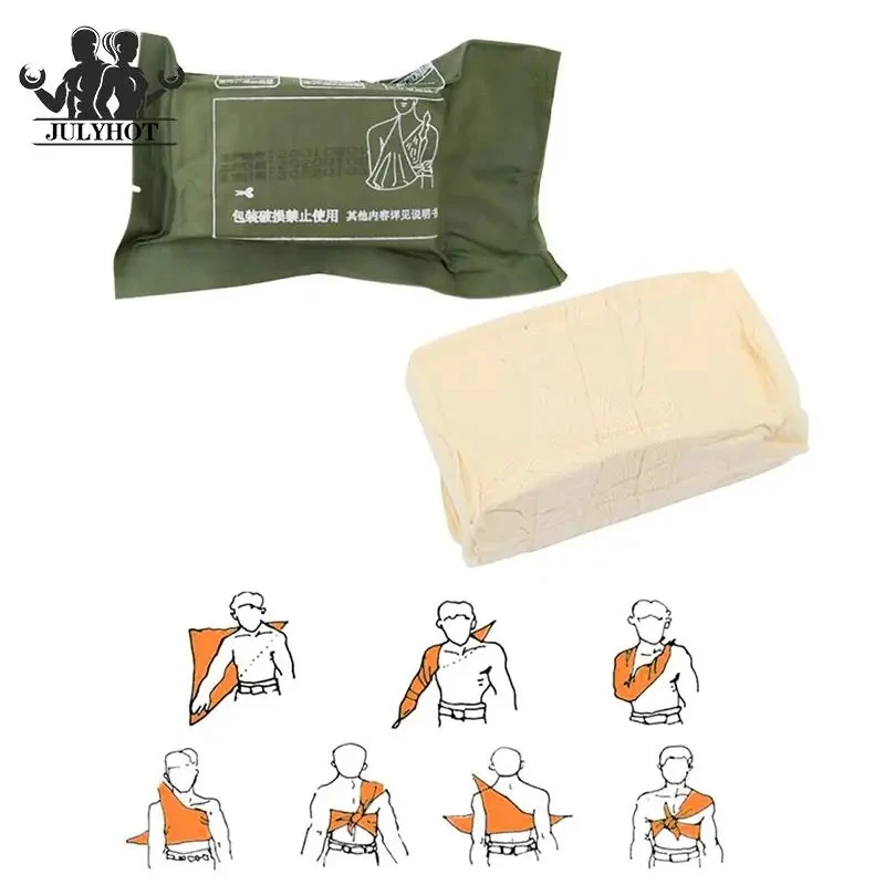 Erste-Hilfe-Kits Outdoor-Notfall lebens rettend 82 Typ Dreieck Stretch Kompression und Sterilisation Erste-Hilfe-Camping Notfall Image