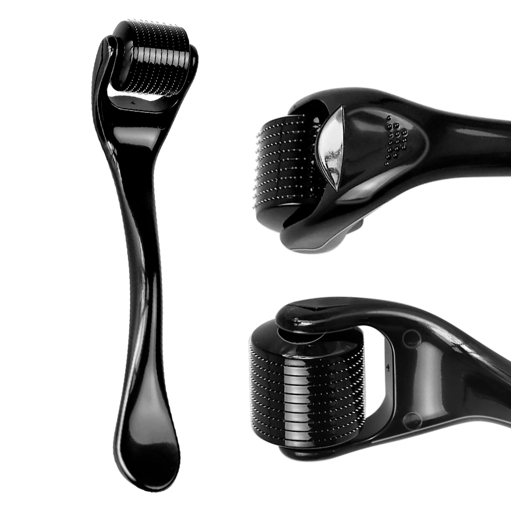ZGTS DRS 540 Pins Derma Roller Titan Edelstahl Haut Pflege Roller Falten Peeling Reparatur für Haar Nachwachsen Make-Up-Tool Image