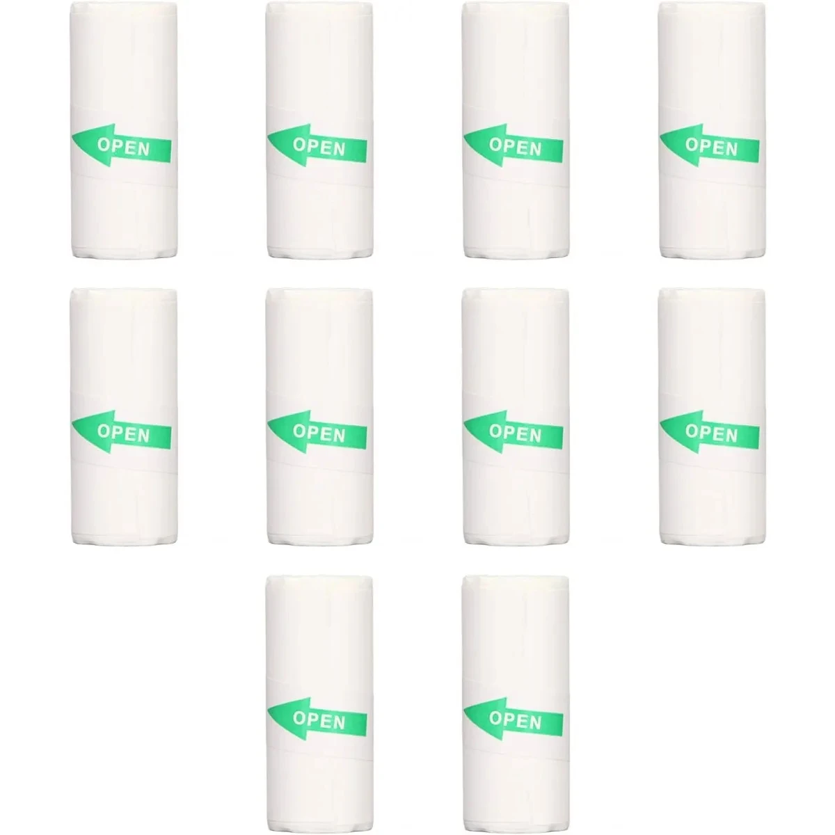 10 Stück Mini-Druckerpapier für Peripage, selbstklebendes Thermopapier, bedruckbares Aufkleberpapier für Taschen-Thermodrucker Image