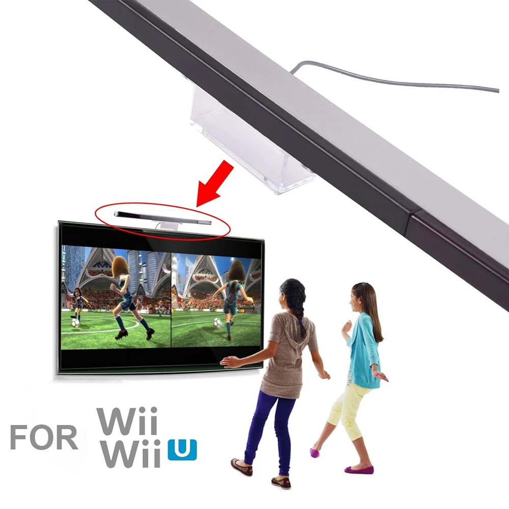 Kabelgebundene Sensorleiste für Nintendo Wii/Wii U Spielkonsole, Infrarot-Wellen-IR-Signalempfänger für Fernbedienungszubehör Image
