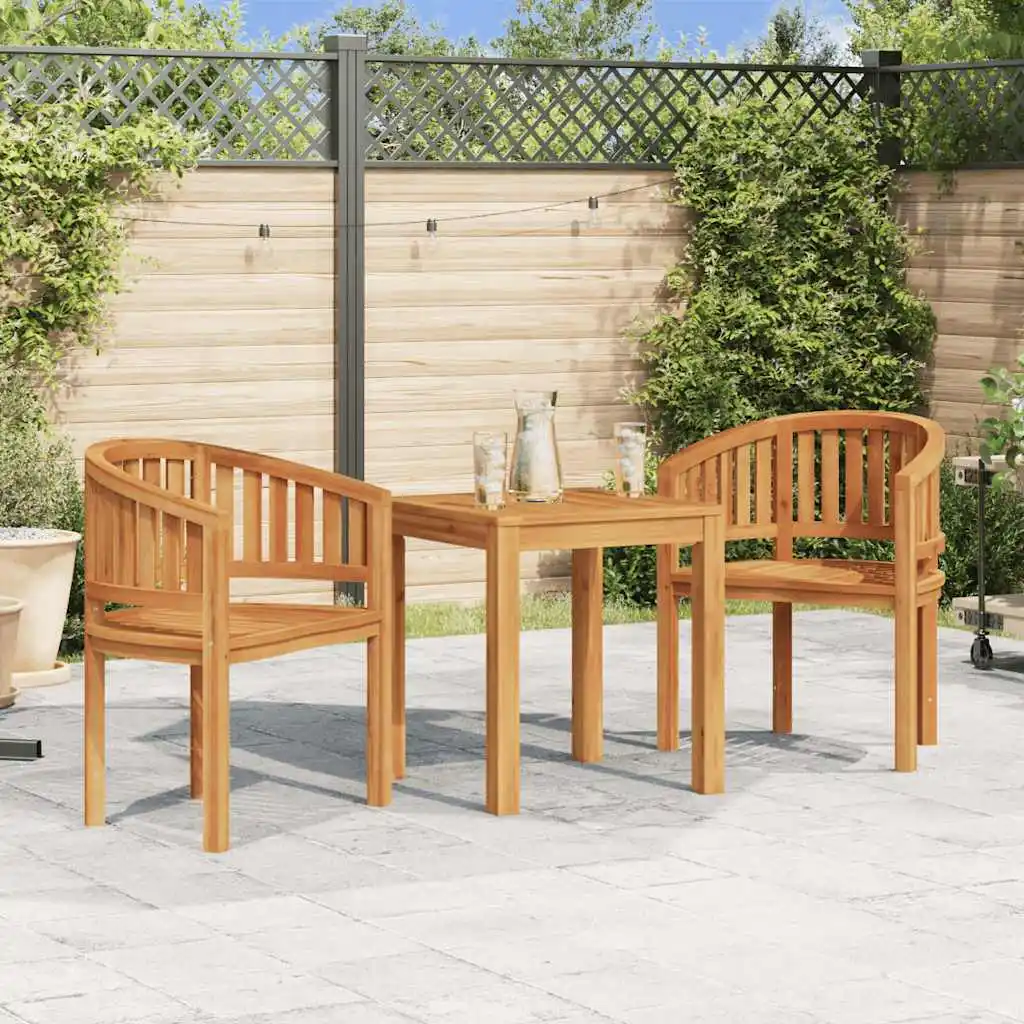 Bananenförmiger Stuhl aus massivem Teakholz. Outdoor-Stühle für Gärten, Pools, Strände im Innenbereich erhältlich Image