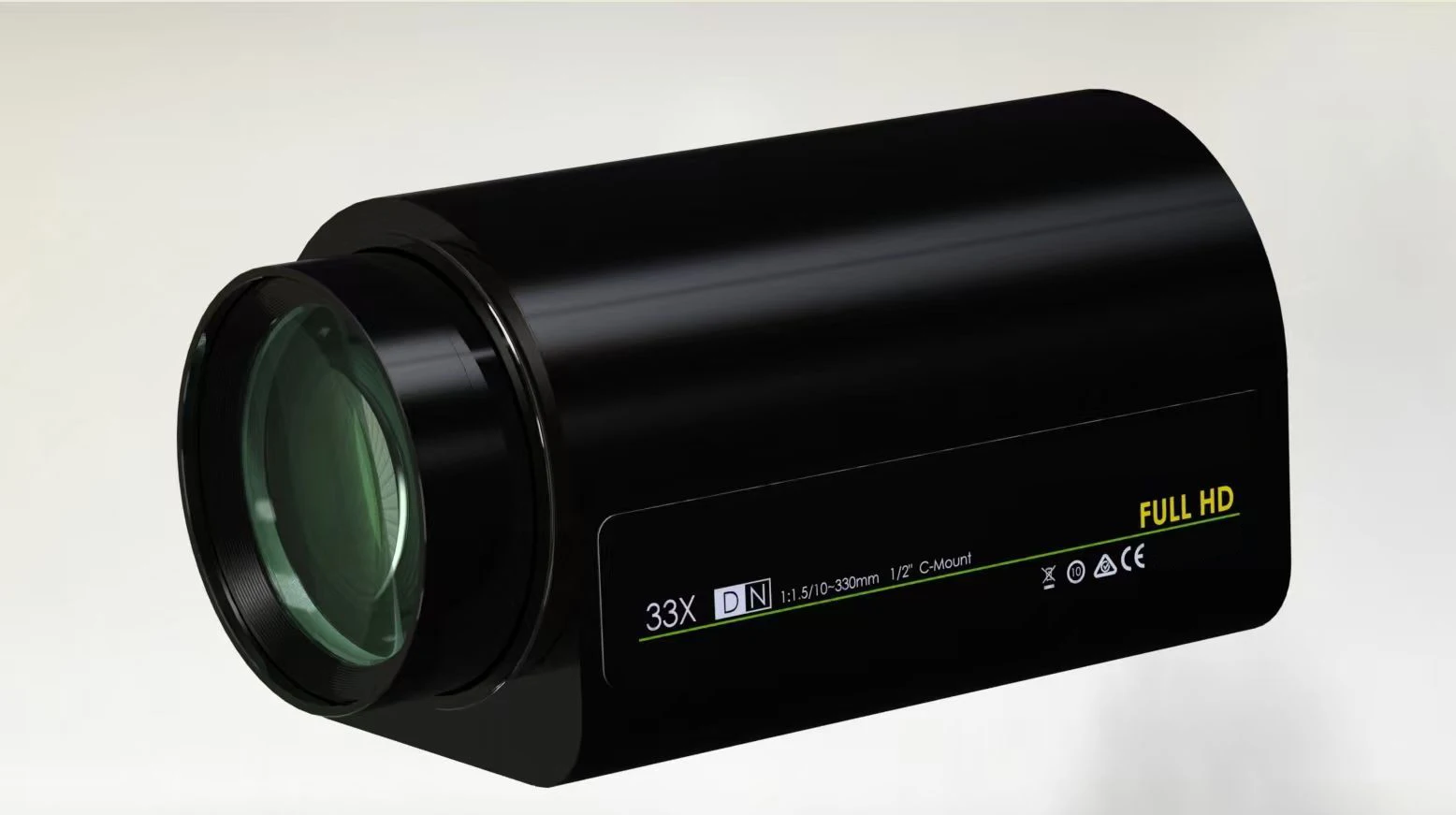 33X 10mm-330mm 1/2-Zoll motorisiertes Zoomobjektiv mit RS485-Steuerung und unterstützt Pelco-D Teleobjektiv, elektrisches Zoomobjektiv mit hoher Auflösung Image