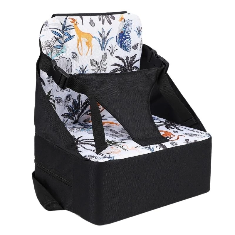 Y4qa Reisefreundlicher Baby -Sitz mit Rückenlehne für komfortables Essen faltbar Image