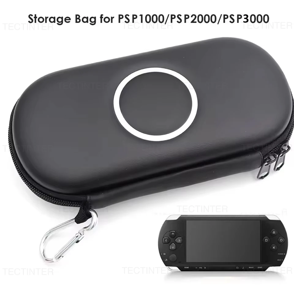 Tragbare Tragetasche für Sony PSP1000/2000/3000, Aufbewahrungstasche, EVA-Reisetasche, schützende Hartschale für PSP-Spielzubehör Image