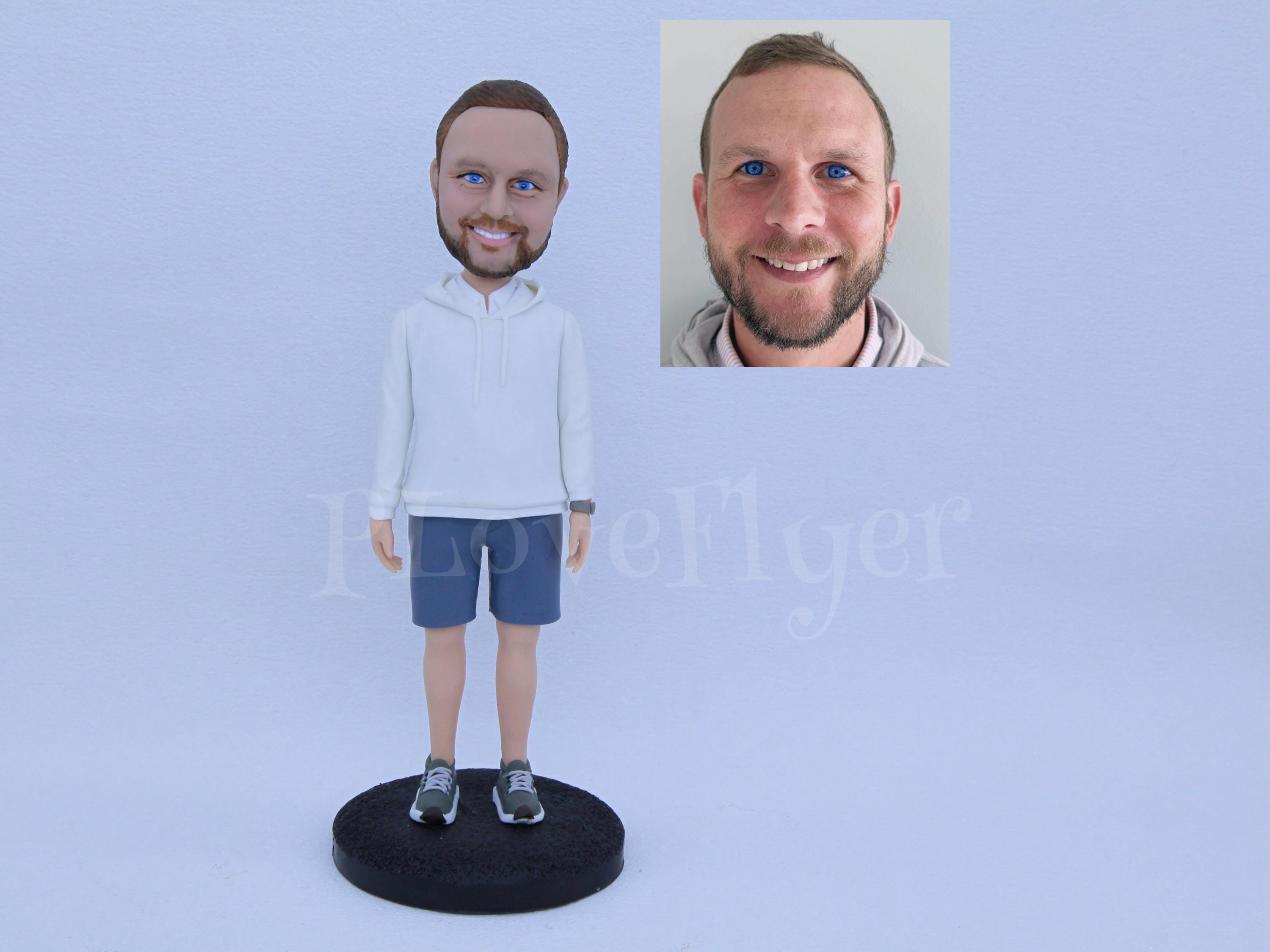 Bobblehead personalizzati da uomo, Bobblehead personalizzati da fidanzato, Bobblehead personalizzati da marito, Bobblehead personalizzati da padre, Bo