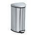 Safco Products Company Receptacle 4 Gallon Step On Trash Can Stainless Steel in Black/Gray | 7 Gallon | Wayfair 9686SS