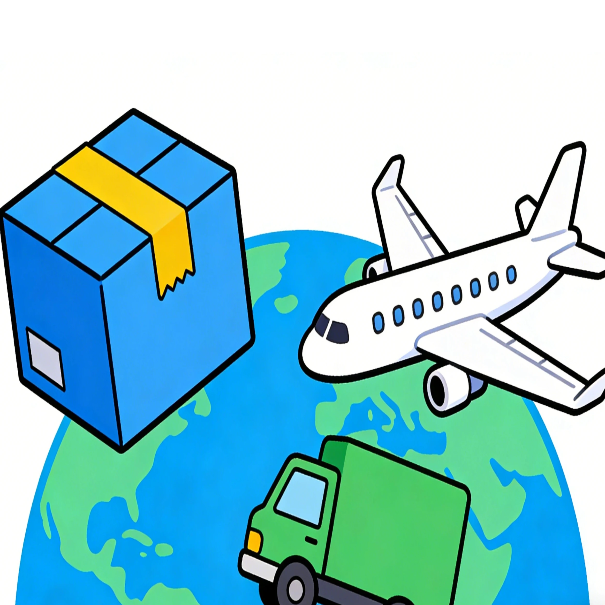 Versandkosten für internationalen Gütertransport Image