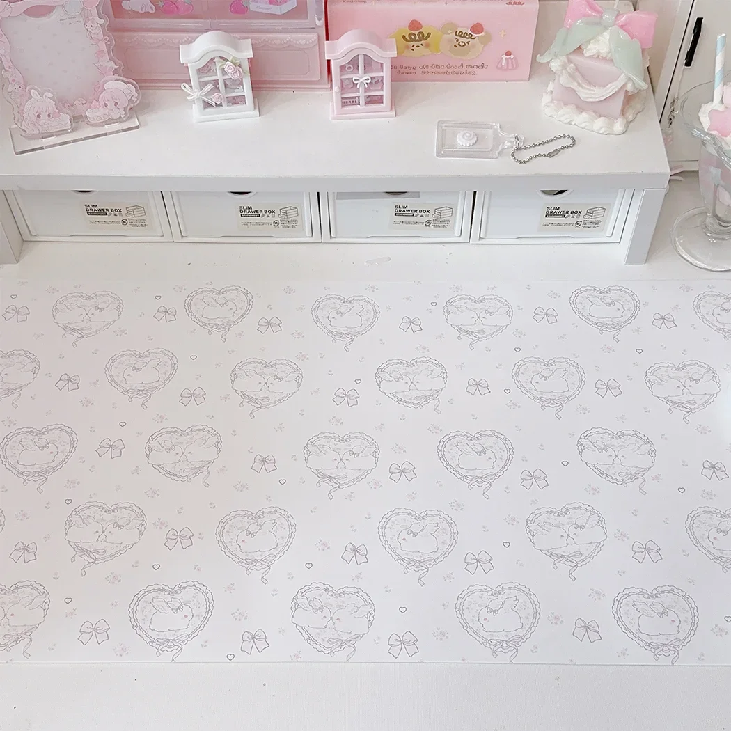 Original Design INS Stil Maus Pad Studentenwohnheim Nicht-slip Wasserdichte Tisch Matte Kawaii Nette Mädchen Computer Tastatur Maus pad Image