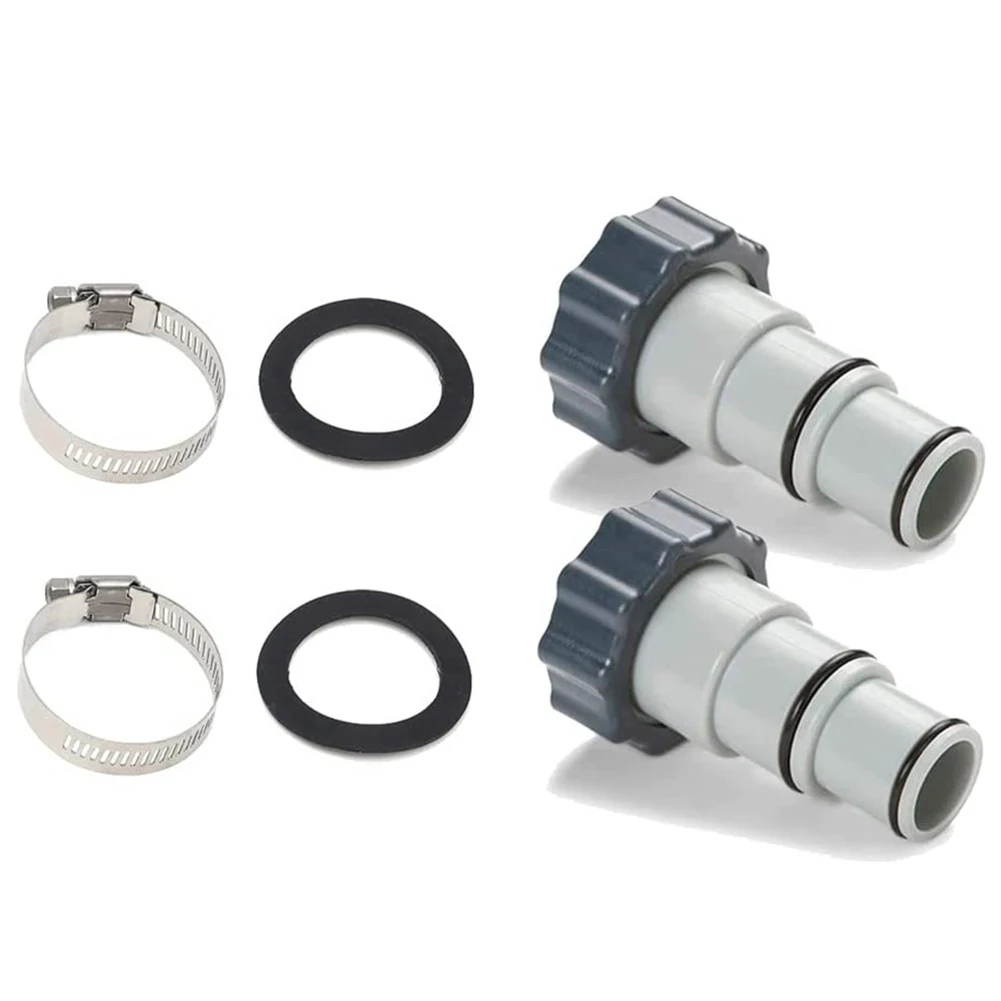 Schlauchadapter-Set für Intex Fit ARU Gewindeanschlusspumpen Schwimmbadteile Image