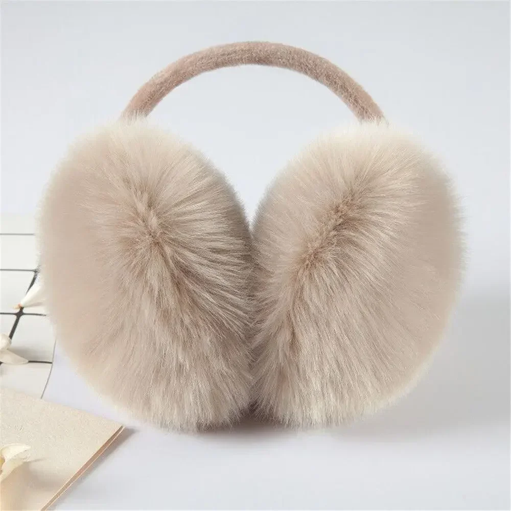 Winter-Ohrenschützer, warme Ohrenklappen für Damen, flauschig, gemütlich, Plüsch, weicher Ohrenwärmer Image