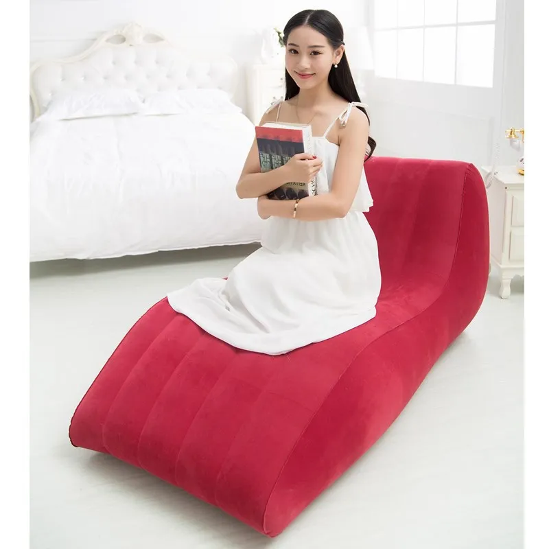 Freizeit aufblasbares Sofa verdickt kreative Herde faul Sofa s Typ Erwachsenen Sofa Liege