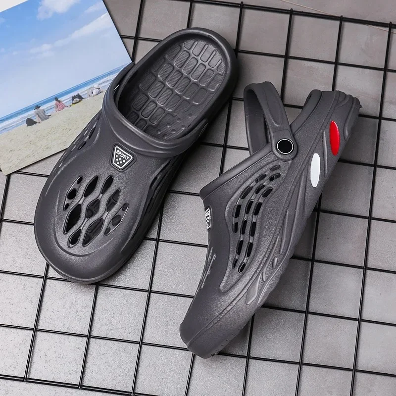 Plus Größe 47 48 49 Männer Sommer Clogs Sandalen EVA Hausschuhe Männer und Frauen Garten Schuhe Strand Sandalen Paar Outdoor Haus Rutschen