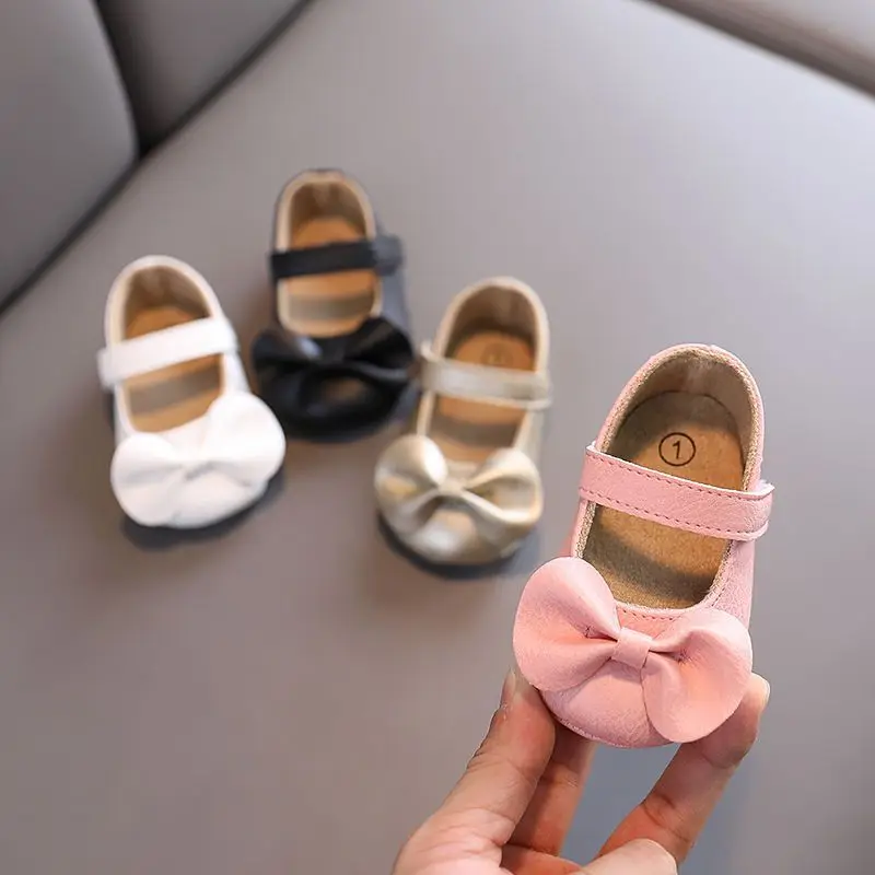 Lässige und bequeme einfarbige Mary-Jane-Schuhe für Babys, leichte und rutschfeste Frühlings- und Herbst-Wanderschuhe