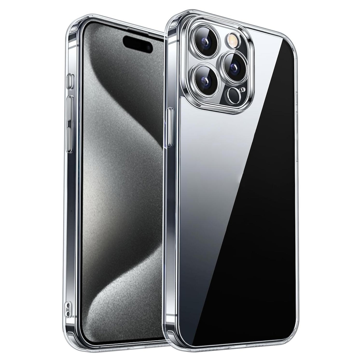 Schutzhülle für iPhone 13 Pro Max Kamera Case Panzerhülle Handyhülle Cover Tasche Transparent Smartphone Bumper