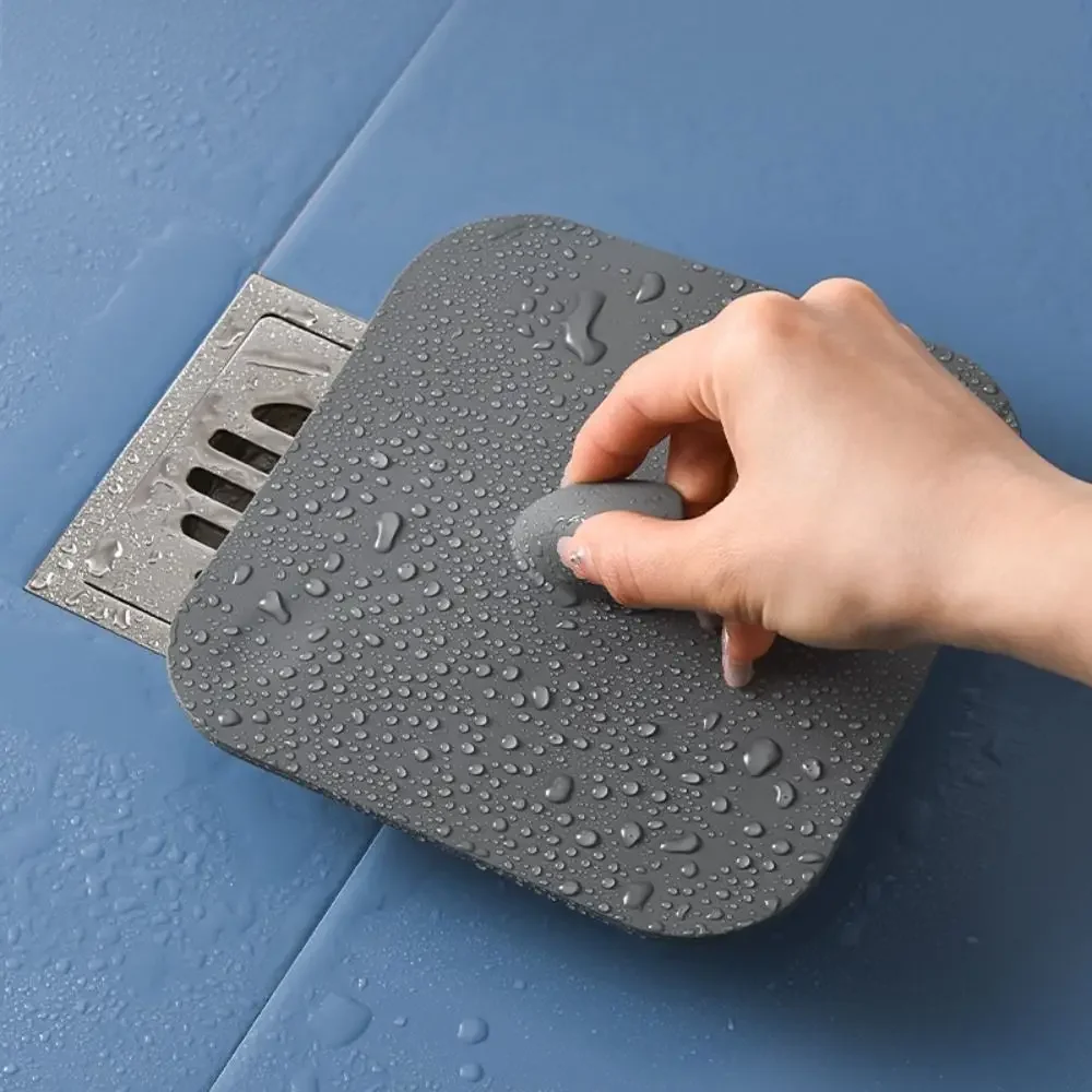 Silikon-Bodenablauf-Duftstopper Anti-Geruch Toiletten-Pad Wasserstopper Abflussabdeckung Umweltfreundliches Badezimmer-Zubehör Image