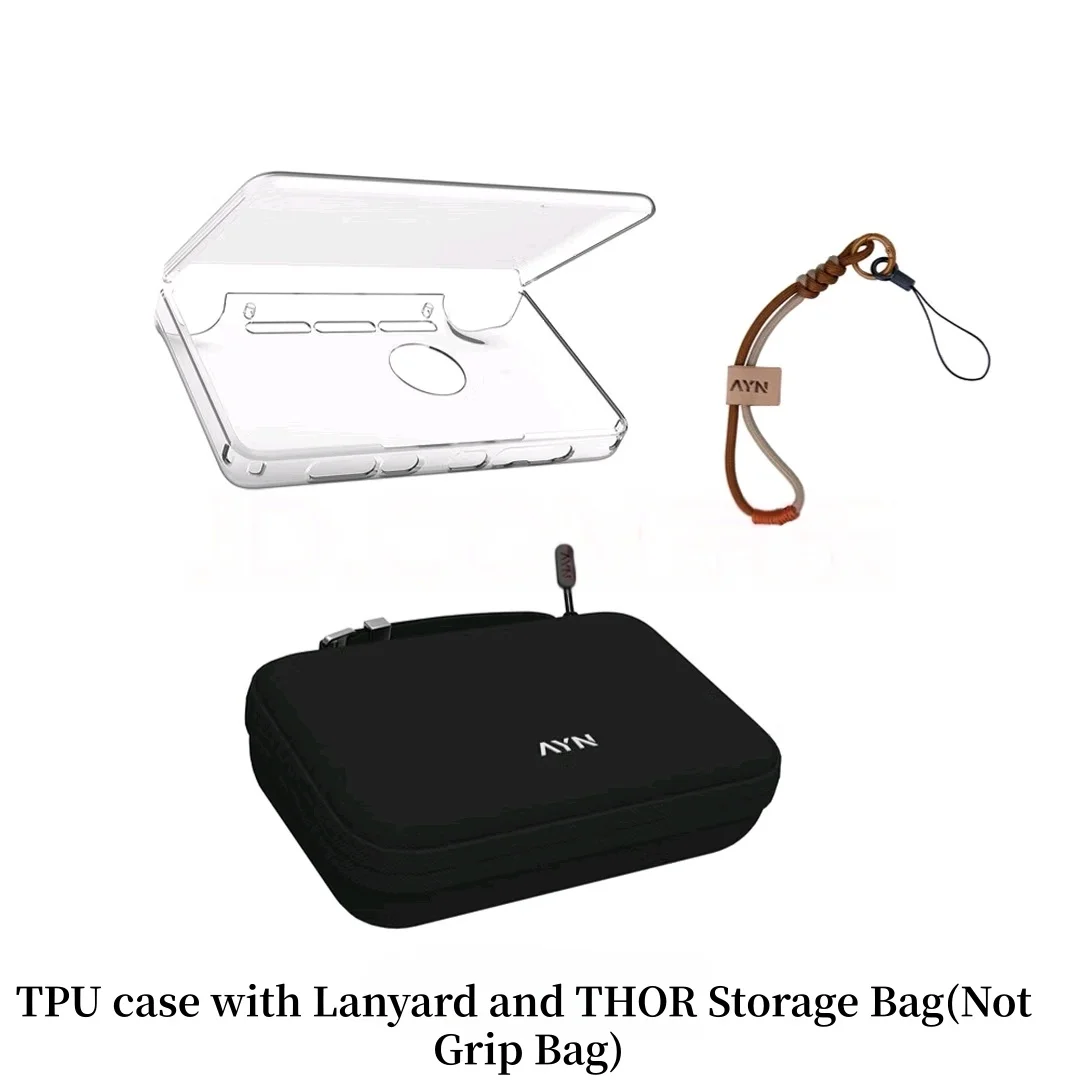 Offizielle AYN THOR Spielkonsole TPU-Hülle Aufbewahrungstasche Tragbare THOR Flip Transparente schützende weiche Hülle Shell Grip Image