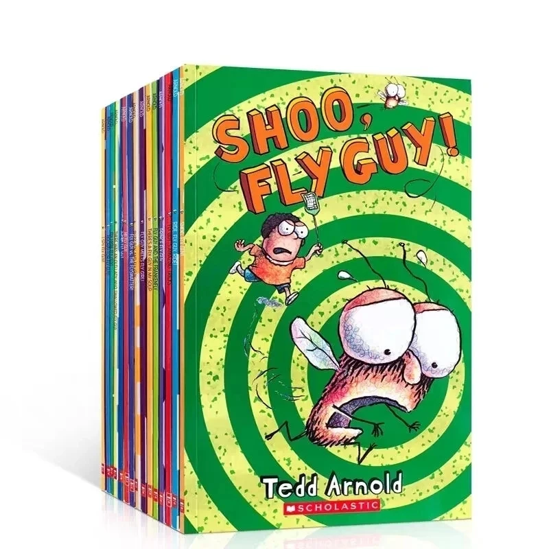 15 Bücher/Set Englisch usborne Bücher für Kinder Kinder Bilder bücher Baby berühmte Geschichte die Fly Guy Serie Spaß lesen Geschichte Buch