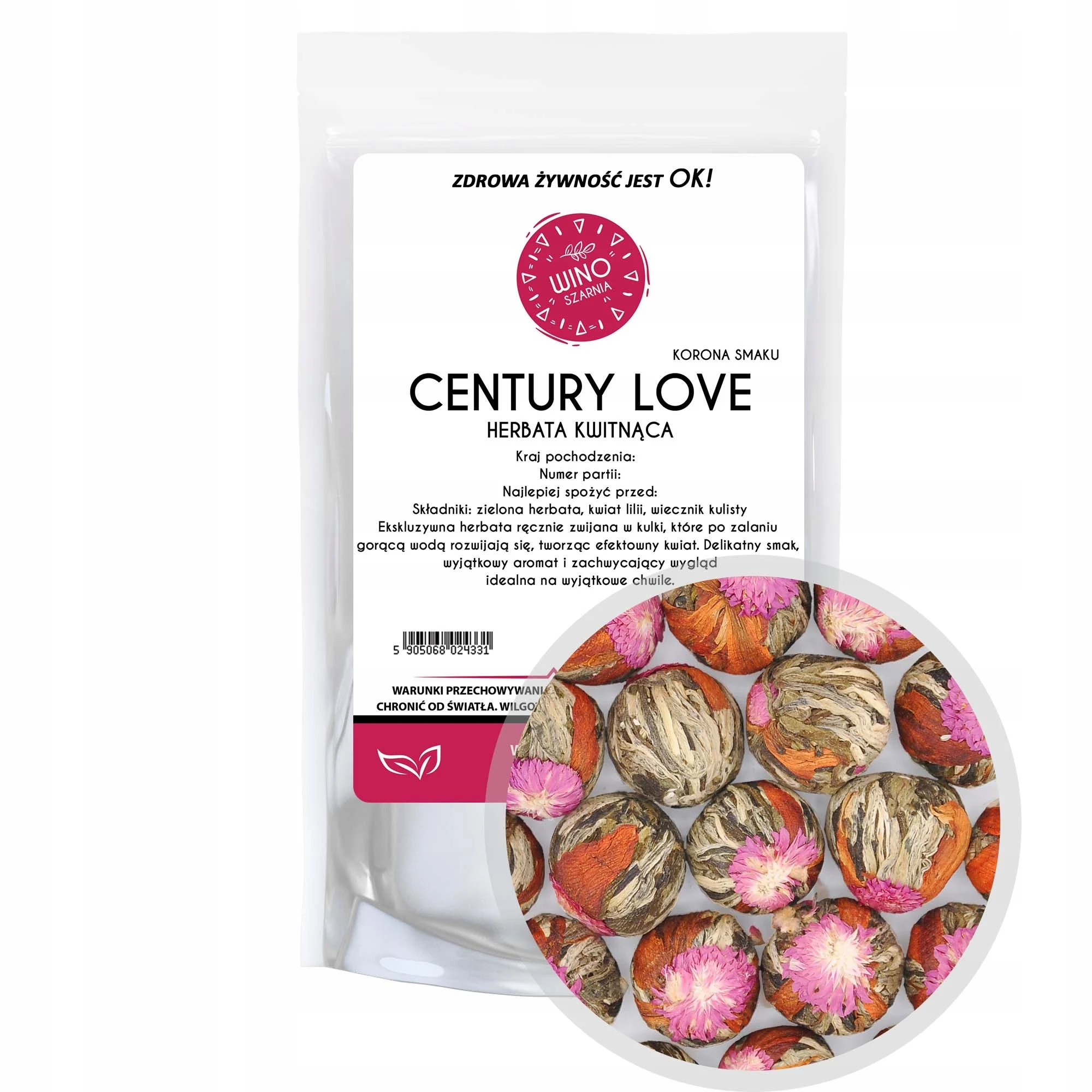 Grüner Blumentee Crown of Taste-Blooming Tea Century Love - 50g 11.00 Image